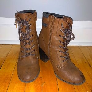 Brown Laced Boots